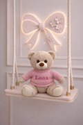 Ursulet de plus personalizat - roz